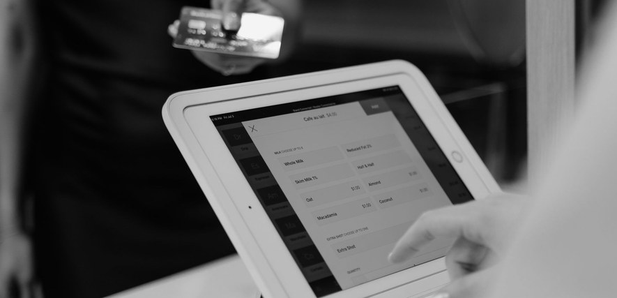 Paiement sur terminal en boutique